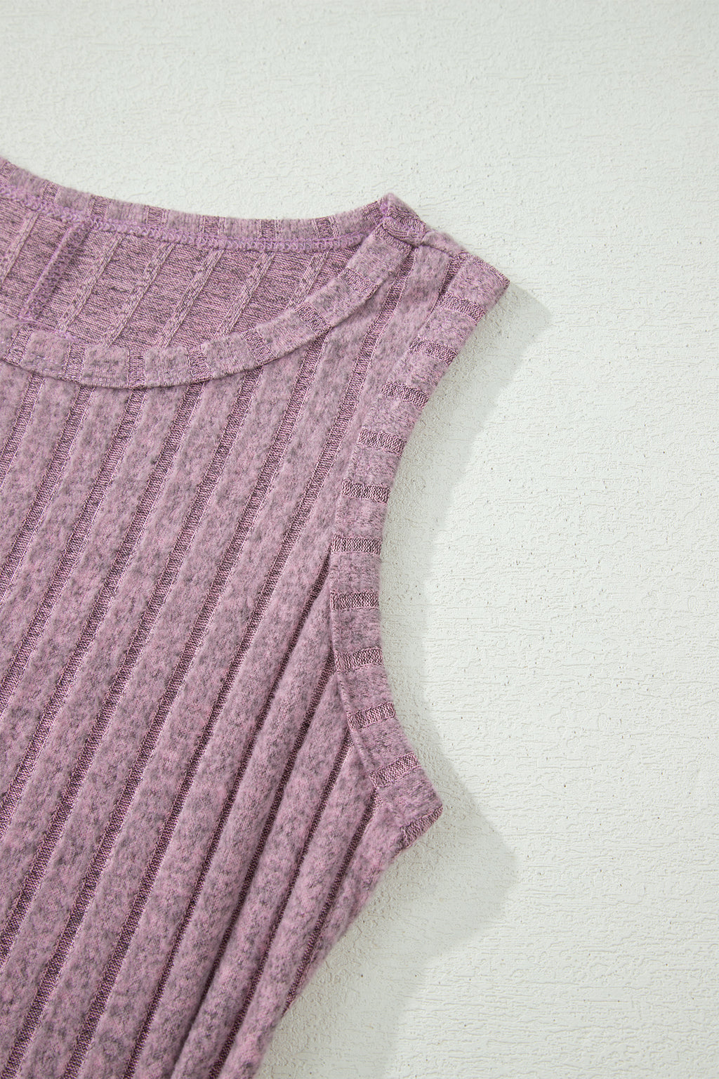 Camel Slim Ribbed Mineral Wash Tank Top