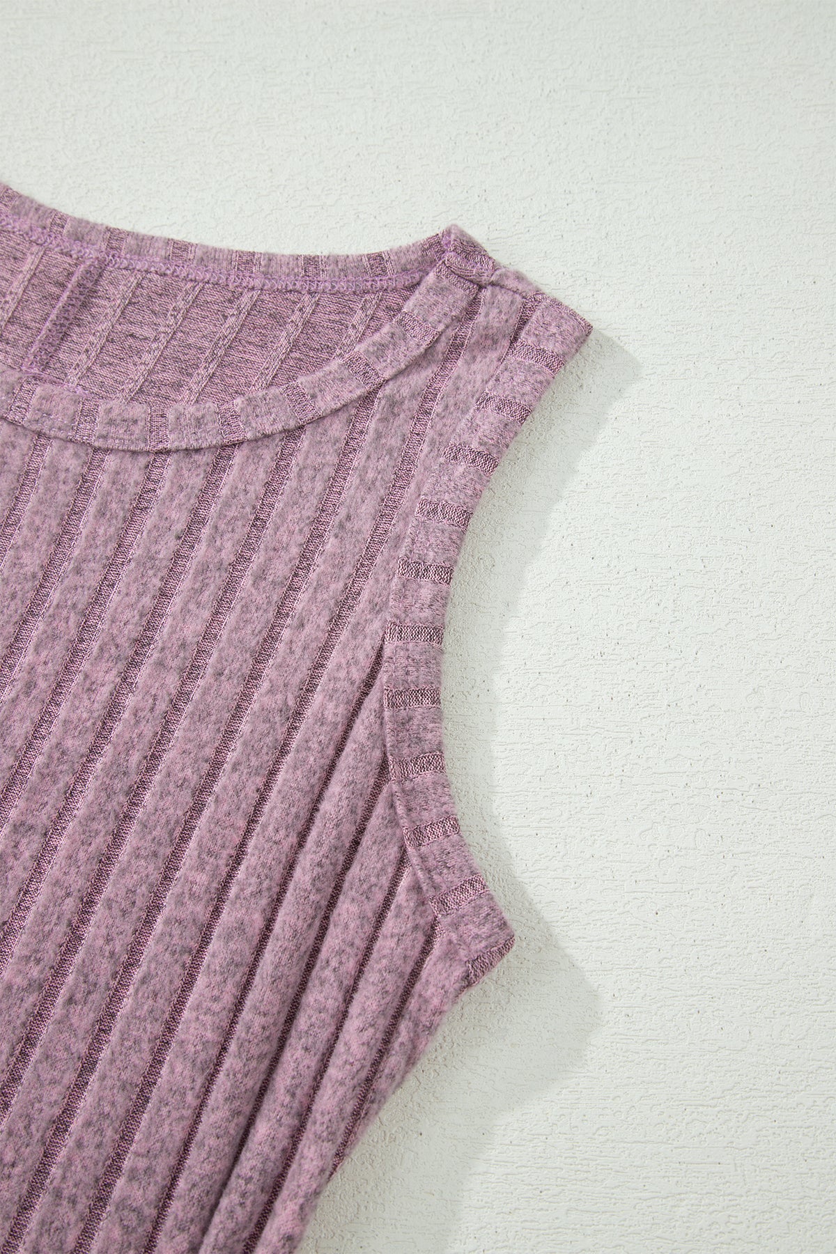 Camel Slim Ribbed Mineral Wash Tank Top