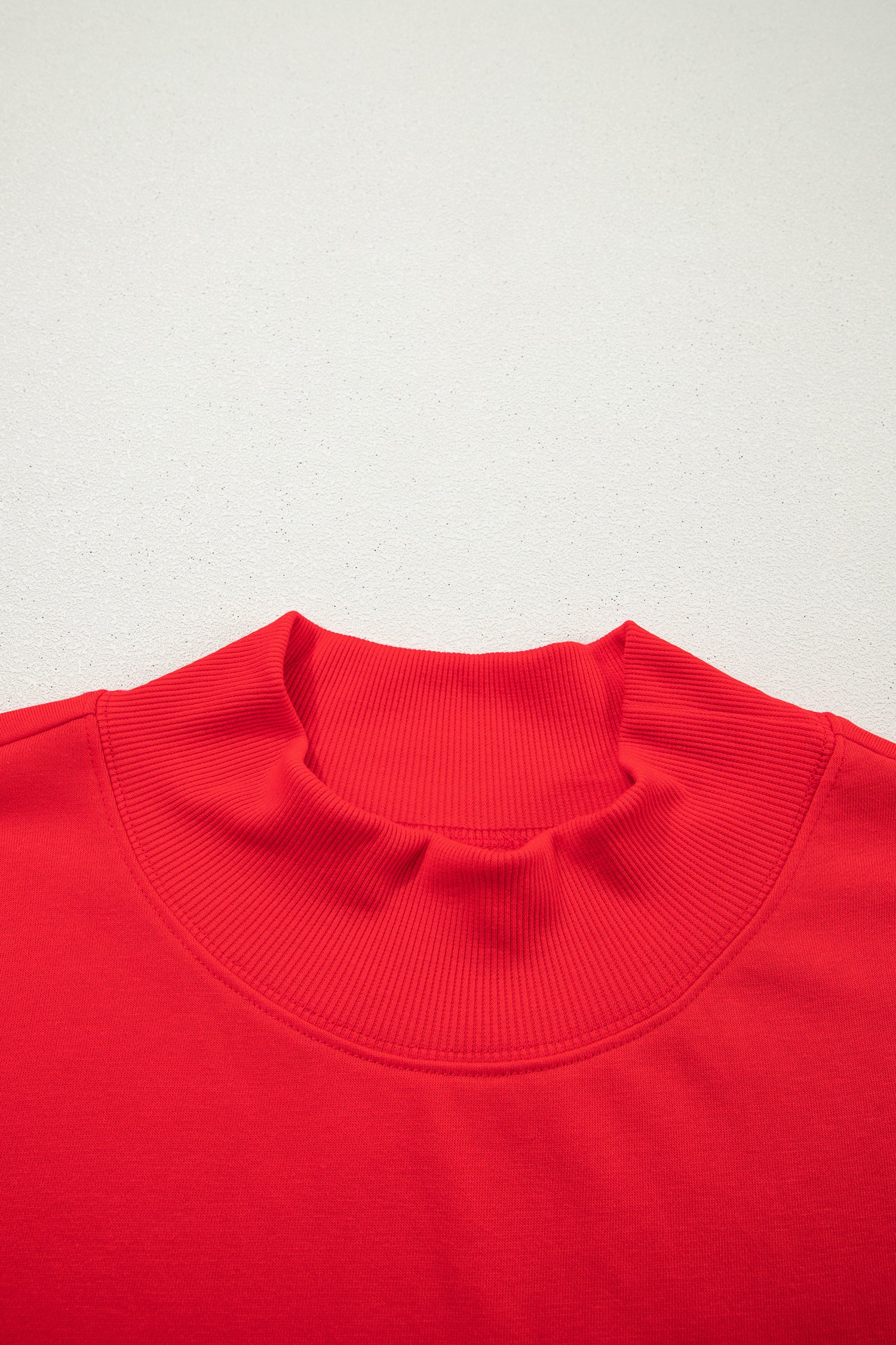 Yellow Solid Color High Neck Cap Sleeve Loose Top