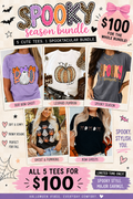Halloween T-shirt Bundle Medium