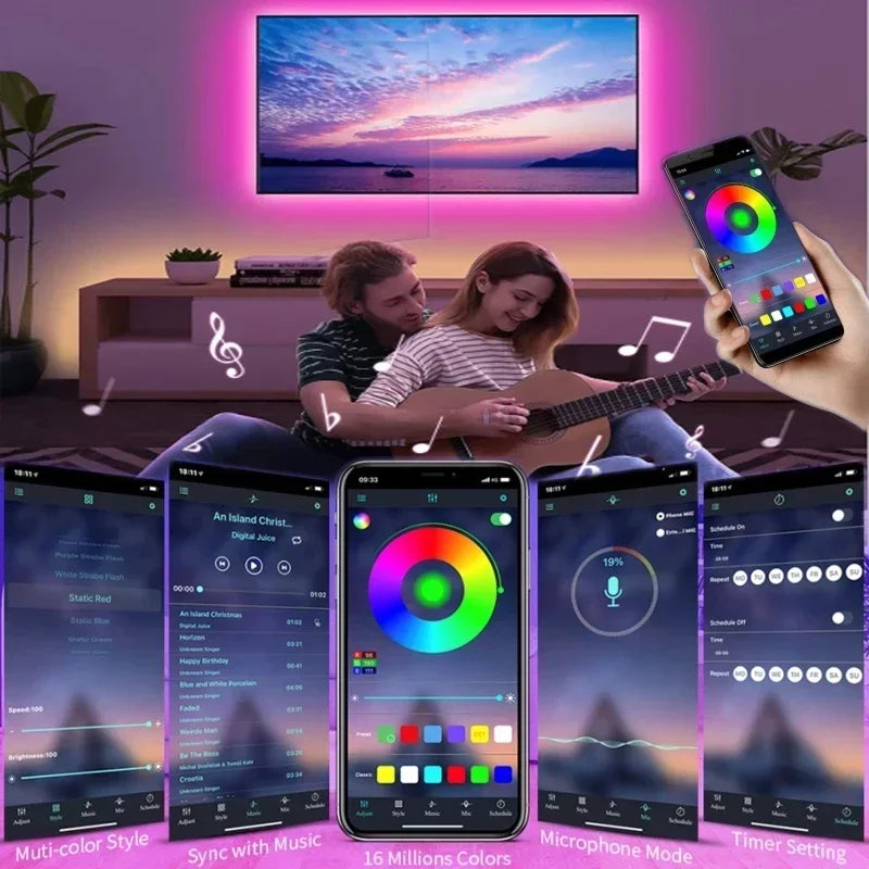 Colorful Ambiance LED Strip