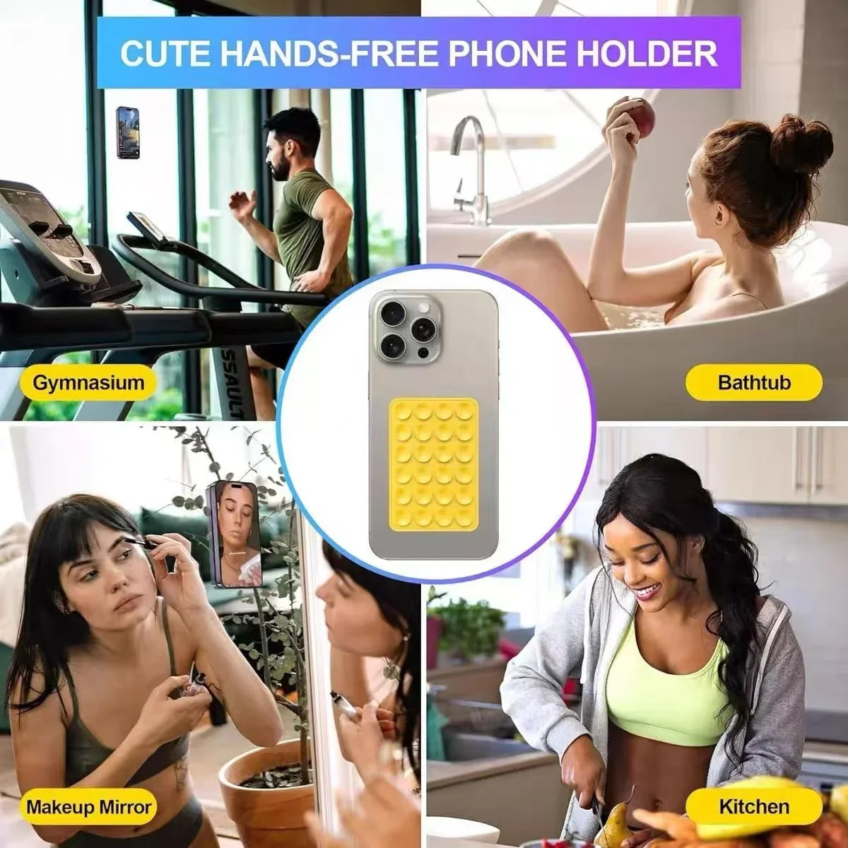 Sticky Grip Phone Stand