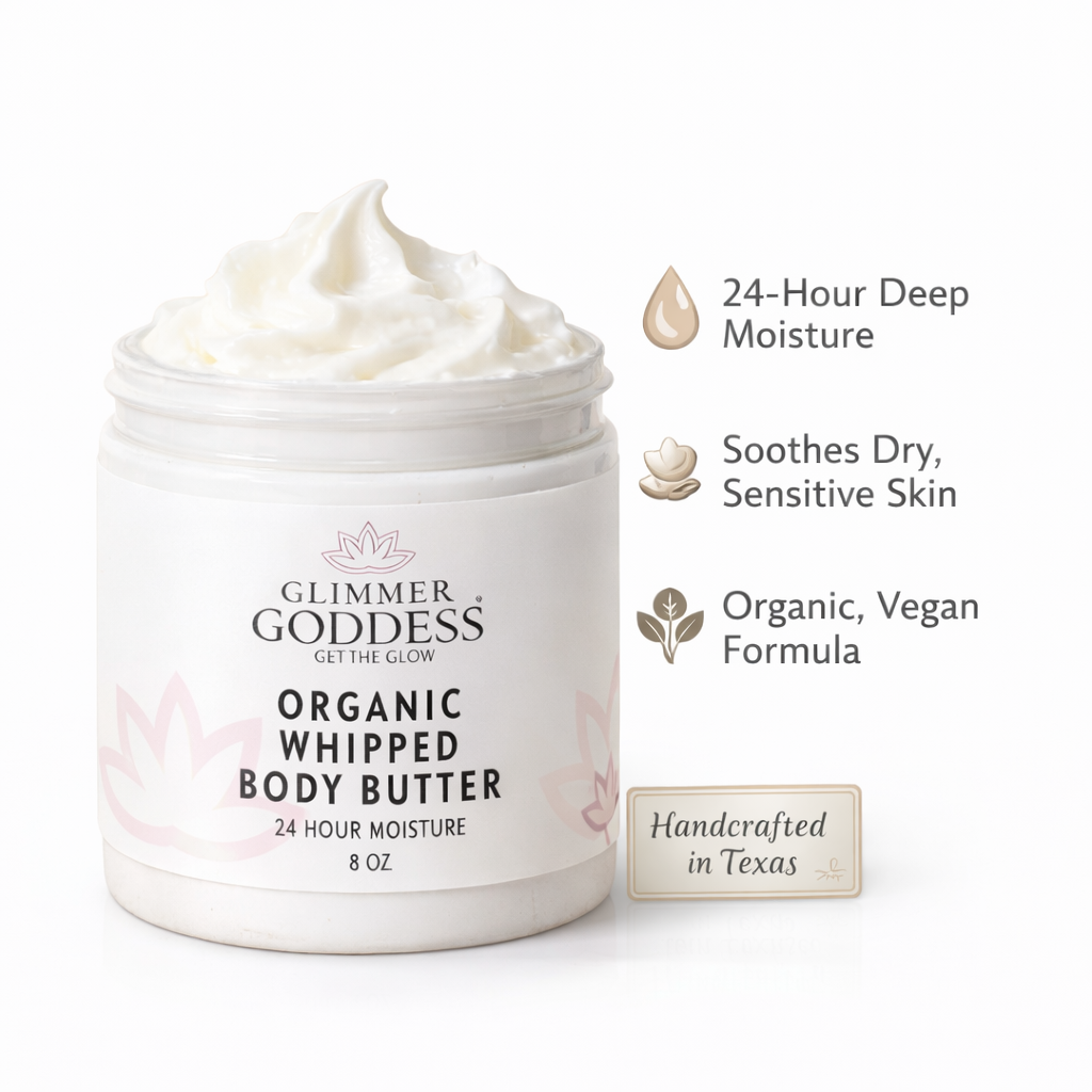 Organic Whipped Body Butter for Extremely Dry Skin 8 oz.