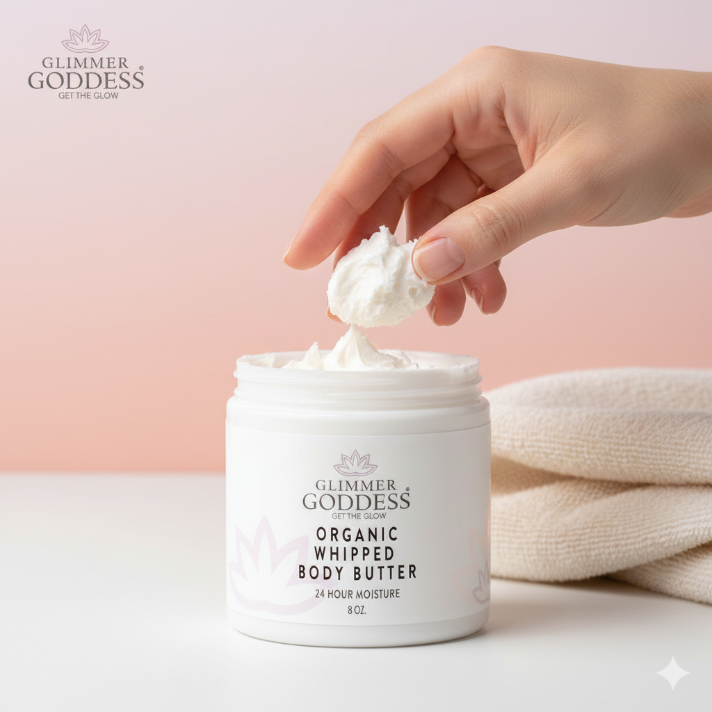 Organic Whipped Body Butter for Extremely Dry Skin 8 oz.
