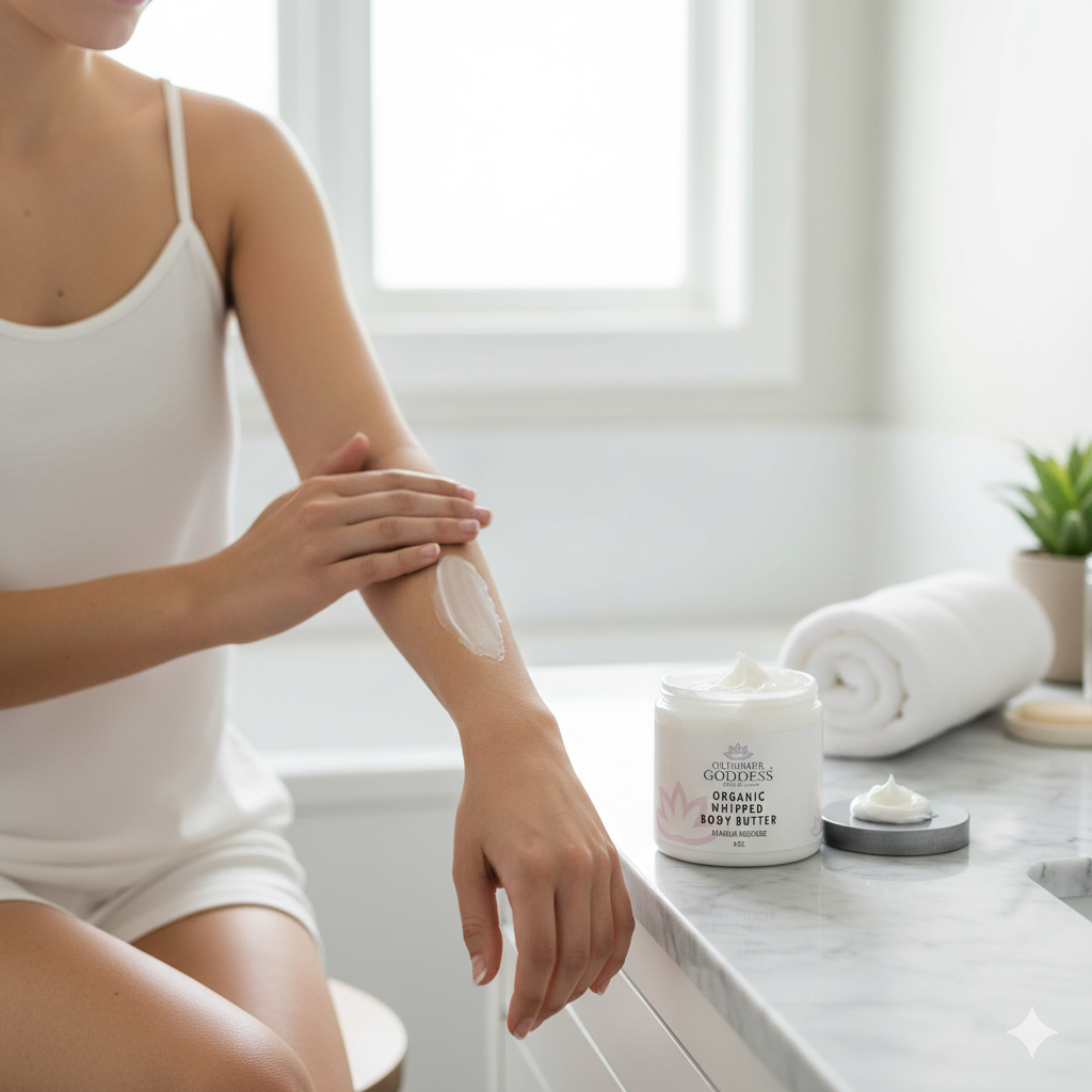 Organic Whipped Body Butter for Extremely Dry Skin 8 oz.