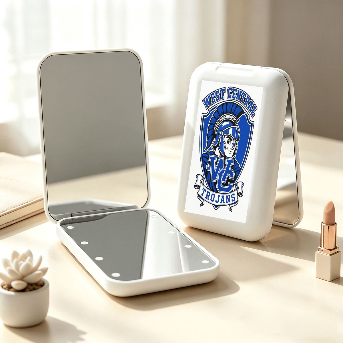 LED Compact  Portable Folding Makeup Mirror ChatGPT Image Aug 9, 2026, 070635 PM