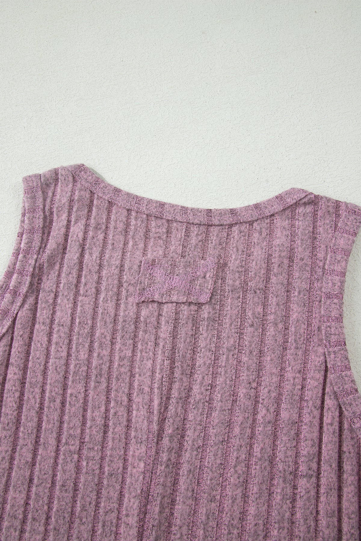 Camel Slim Ribbed Mineral Wash Tank Top