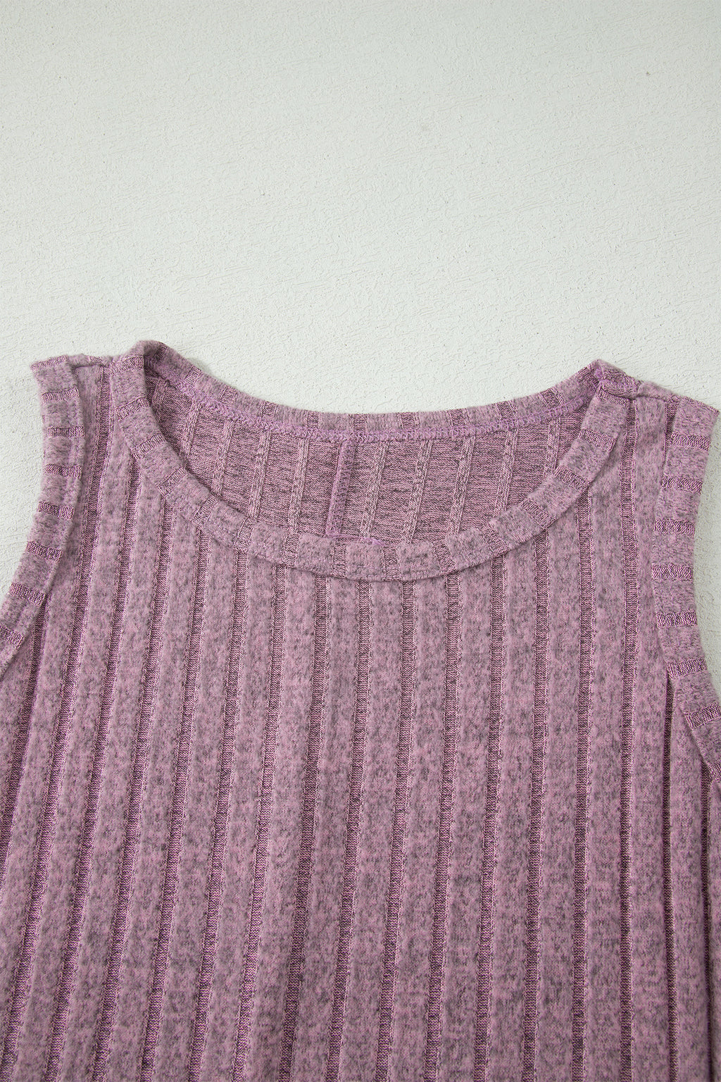 Camel Slim Ribbed Mineral Wash Tank Top