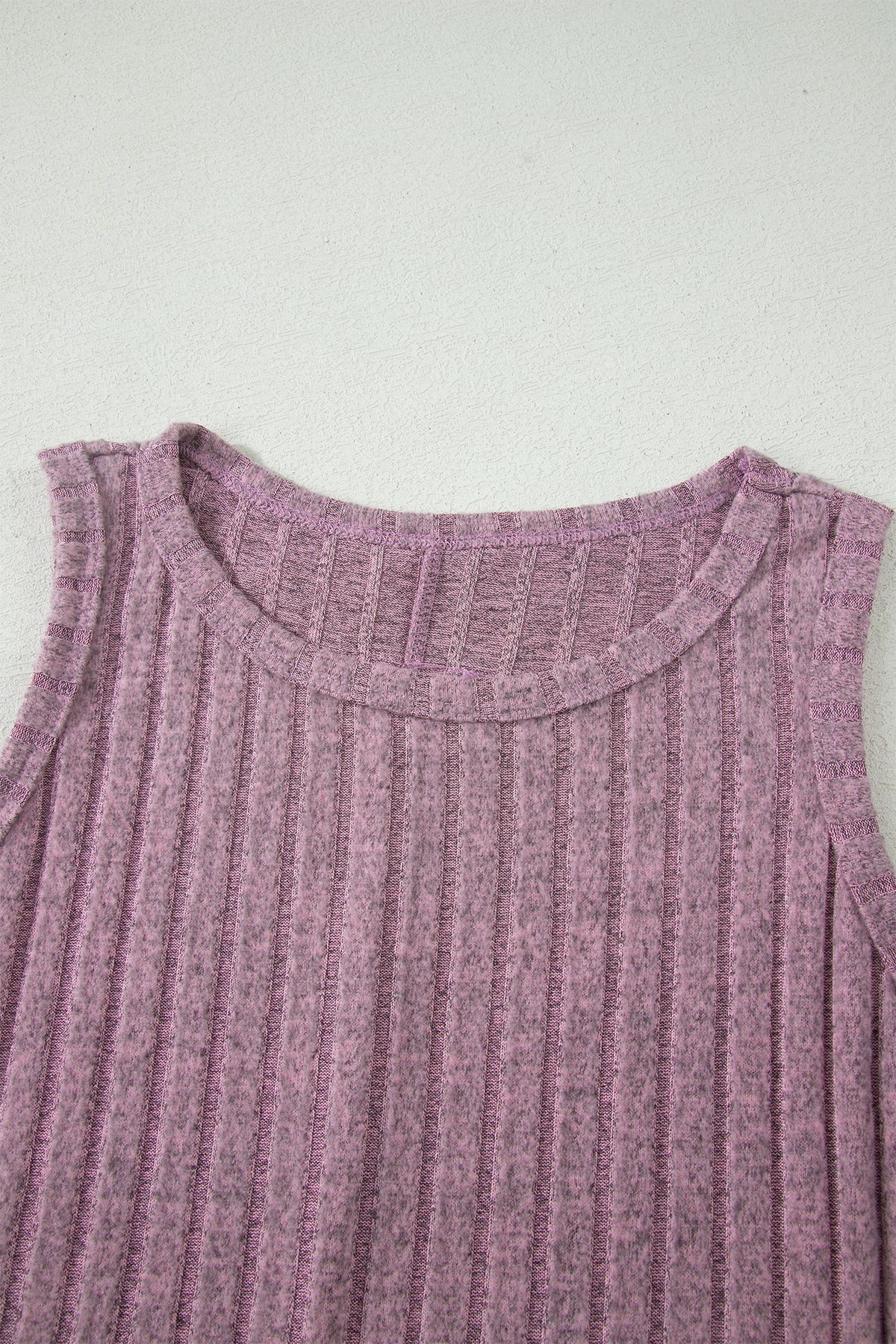 Camel Slim Ribbed Mineral Wash Tank Top